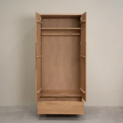 Armoire 2 portes en bois massif Suède - VESKOR