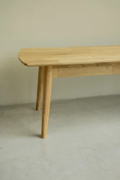 Banc en bois massif de chêne Escandi – NordicStory