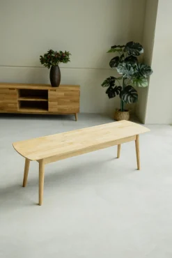 Banc en bois massif de chêne Escandi – NordicStory