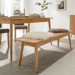 Banc en bois massif de chêne Escandi – NordicStory