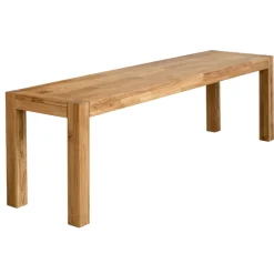 Banc rustique en bois massif de chêne Provence - NordicStory