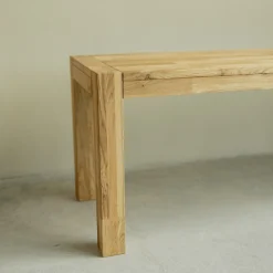 Banc rustique en bois massif de chêne Provence - NordicStory