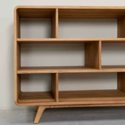 Bibliothèque en bois massif de chêne Genève 1 - NordicStory