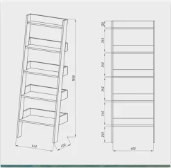 Bibliothèque en bois massif de chêne Escandi Atelier- NordicStory