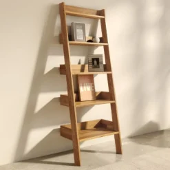Bibliothèque en bois massif de chêne Escandi Atelier- NordicStory
