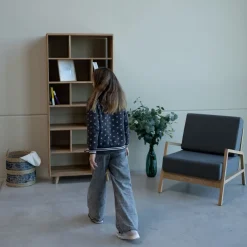 Bibliothèque en bois massif Suède 1 – VESKOR