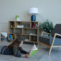 Bibliothèque en bois massif Suède – VESKOR