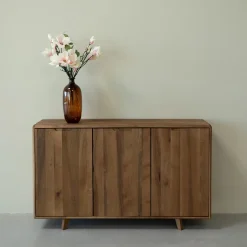 Buffet commode 3 portes en bois massif Suède 3 – VESKOR