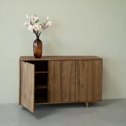 Buffet commode 3 portes en bois massif Suède 3 – VESKOR