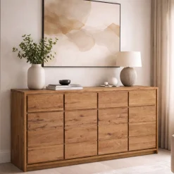 Buffet commode en bois massif de chêne Oregon 4.4 - NordicStory