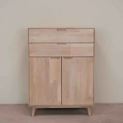 Buffet commode en bois massif de chêne Escandi 2 - NordicStory