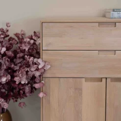 Buffet commode en bois massif de chêne Escandi 2 - NordicStory