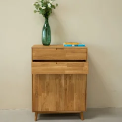 Buffet commode en bois massif de chêne Escandi 2 - NordicStory