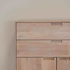 Buffet commode en bois massif de chêne Escandi 2 - NordicStory