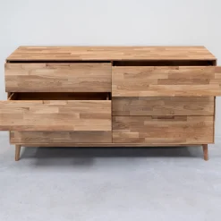 Buffet commode en bois massif de chêne Escandi 4 - NordicStory