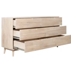 Buffet commode en bois massif de chêne Escandi 4 - NordicStory
