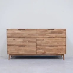 Buffet commode en bois massif de chêne Escandi 4 - NordicStory