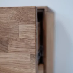 Buffet commode en bois massif de chêne Escandi 4 - NordicStory
