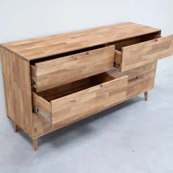 Buffet commode en bois massif de chêne Escandi 4 - NordicStory