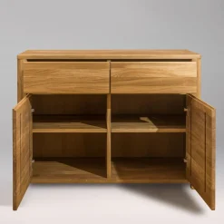 Buffet commode en bois massif de chêne Elsa 2 - NordicStory