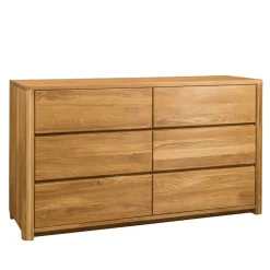 Buffet commode en bois massif de chêne Elsa 6 - NordicStory