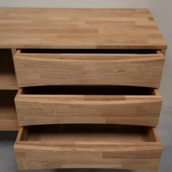 Buffet commode en bois massif de chêne Malmo 1 – VESKOR