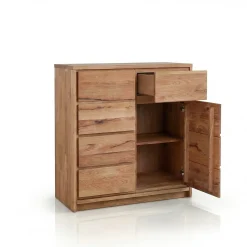 Buffet commode en bois massif de chêne Oregon 2.2 - NordicStory
