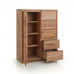 Buffet commode en bois massif de chêne Oregon 1.5 - NordicStory