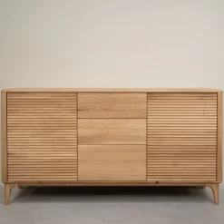 Buffet commode en bois massif de chêne Oxford 3.2.3 - NordicStory