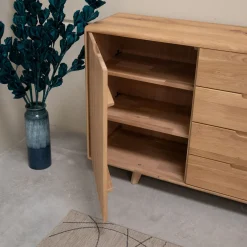 Buffet commode en bois massif Suède – VESKOR