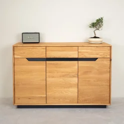 Buffet en bois massif de chêne Bremen 2 - NordicStory