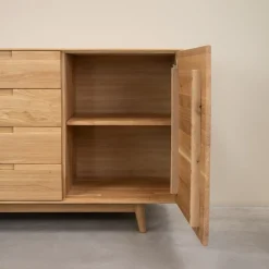 Buffet en bois massif de chêne Escandi Atelier - NordicStory