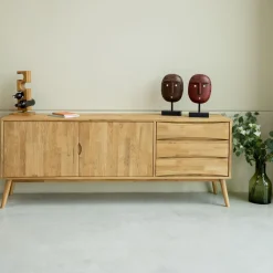 Buffet en bois massif de chêne Malmo – VESKOR
