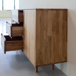 Buffet en bois massif de chêne AMANDI 323 - VESKOR