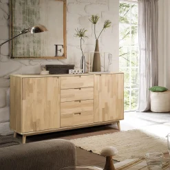 Buffet en bois massif de chêne Escandi 3 - NordicStory