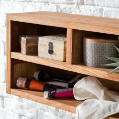 Bureau console en bois massif de chêne Einstein II - NordicStory