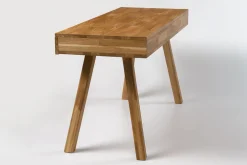 Bureau console en bois massif de chêne Einstein I - NordicStory