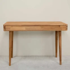 Bureau console en bois massif de chêne Escandi - NordicStory