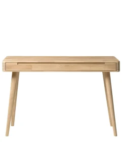 Bureau console en bois massif de chêne Escandi - NordicStory