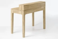 Bureau console en bois massif de chêne Axel II – NordicStory