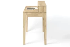 Bureau console en bois massif de chêne Axel II – NordicStory