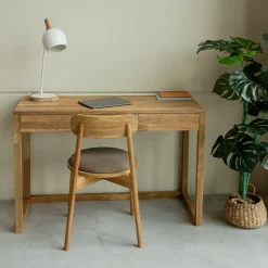 Bureau console en bois massif de chêne Danemark - NordicStory