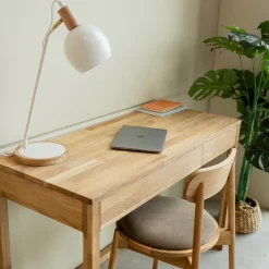 Bureau console en bois massif de chêne Danemark - NordicStory