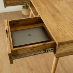 Bureau console en bois massif de chêne Escandi 5 - NordicStory