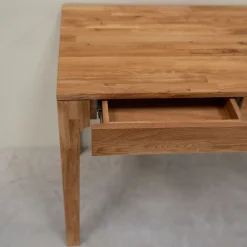 Bureau console en bois massif de chêne Axel I - NordicStory