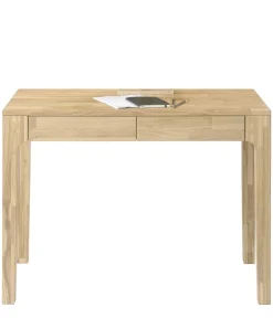 Bureau console en bois massif de chêne Axel I - NordicStory