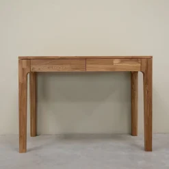 Bureau console en bois massif de chêne Axel I - NordicStory