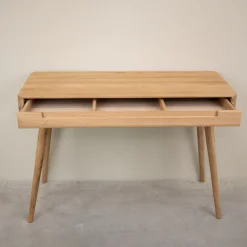 Bureau console en bois massif de chêne Escandi Atelier – NordicStory