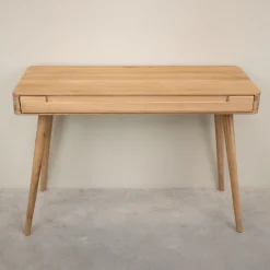 Bureau console en bois massif de chêne Escandi Atelier – NordicStory