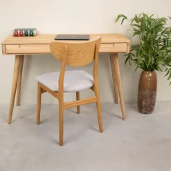 Bureau console en bois massif de chêne Escandi Atelier – NordicStory